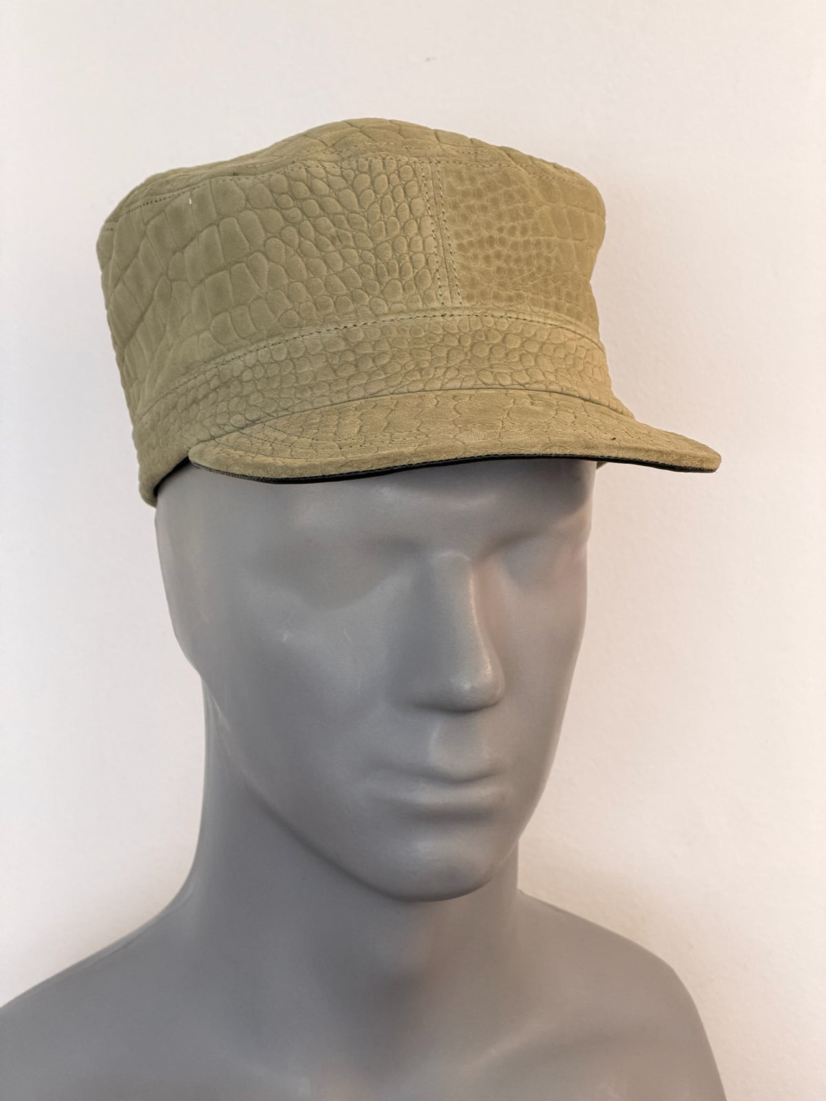 Sueded Croc KC Militia Hat - Army Green
