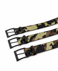 Kennceptual Camouflage Hair Calf Belts